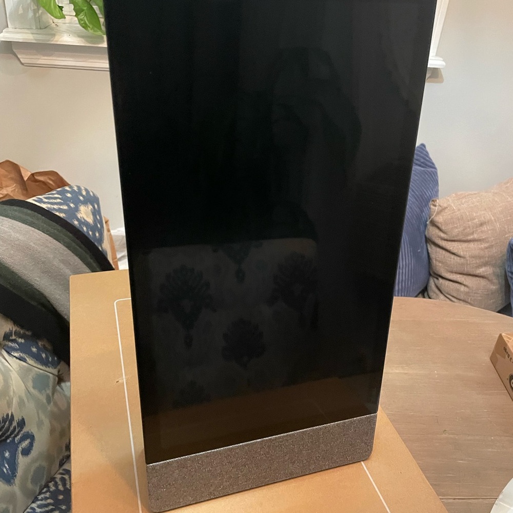 Neat frame video conference device with Integrated touch screen